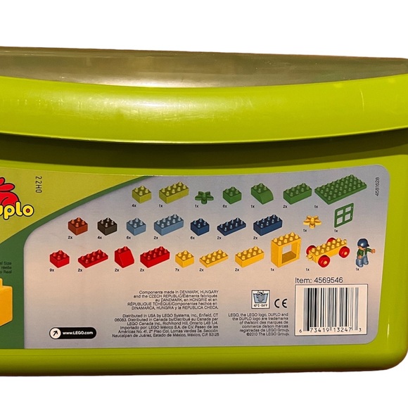 NEW Lego duplo 71 pcs starter set in reusable bin Building set 5506 - Picture 4 of 4